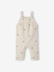 Baby-Embroidered Corduroy Dungarees for Babies