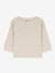Long Sleeve Organic Cotton Top for Babies, by Petit Bateau marl beige 