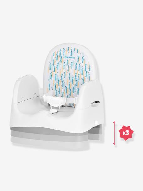 Baby Booster Chair, Trendy Meal, by BADABULLE Grey 