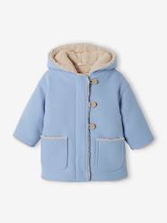 Baby-Woollen Coat, Faux Fur Lining, for Babies