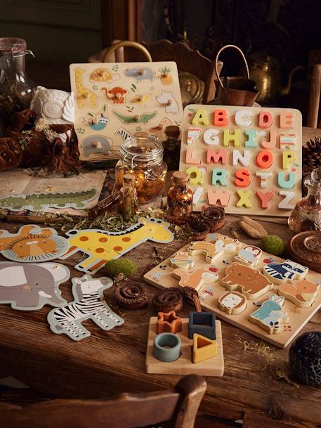 Jungle Peg Puzzle - Wood FSC®100 Certified Multi 