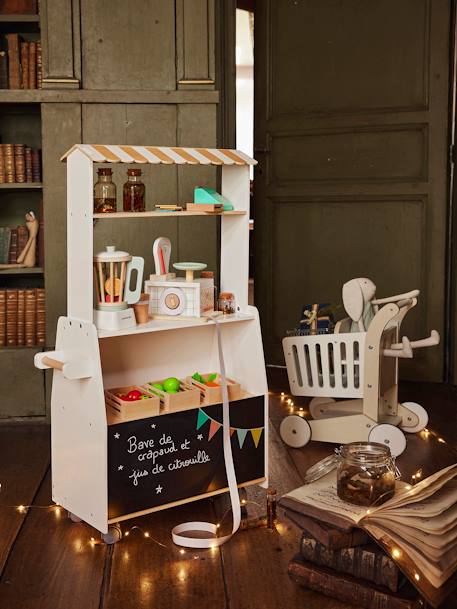 Wooden Shopping Trolley in FSC® wood NO COLOR 