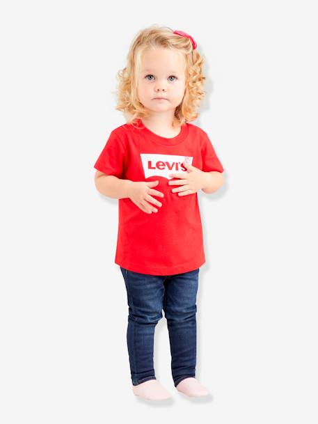 Batwing T-Shirt for Babies, by Levi's® navy blue+red 