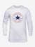 Long Sleeve Top for Children, Chuck Patch by CONVERSE white 