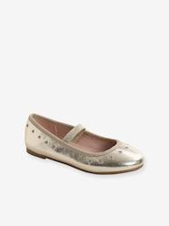 Shoes-Girls Footwear-Iridescent Mary Jane Shoes for Girls