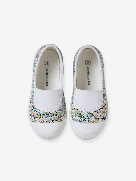 Elasticated Trainers for Children printed white 