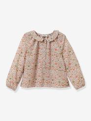 Girls-Blouses, Shirts & Tunics-Tunic in Liberty® Fabric for Girls, by CYRILLUS