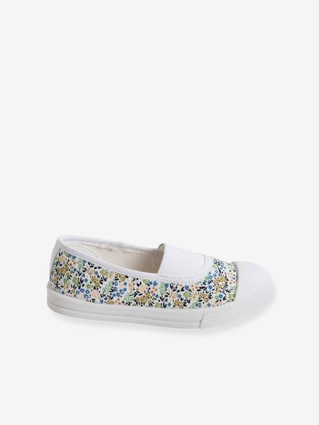 Elasticated Trainers for Children printed white 