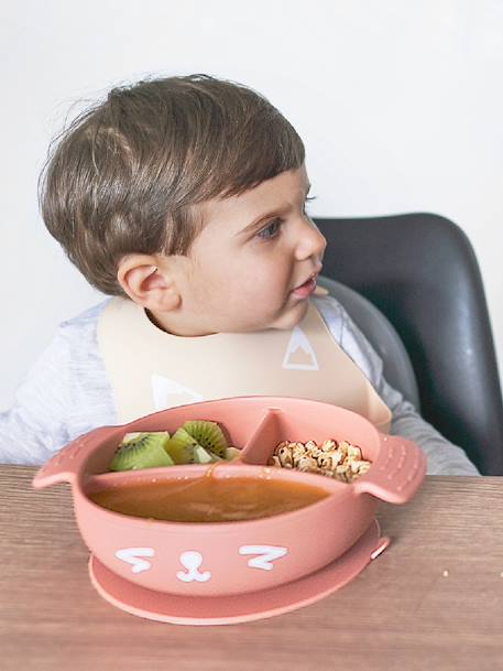 Learn'isy Mealtime Set, by BABYMOOV RED LIGHT SOLID 
