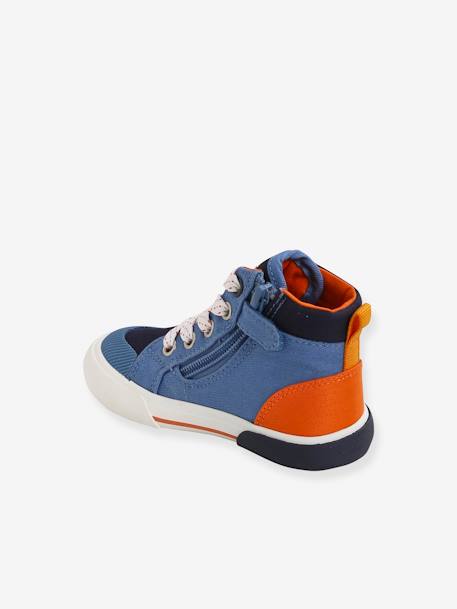 Trainers with Laces & Zips for Babies blue 