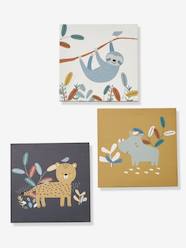 Pack of 3 Canvases, JUNGLE PARADISE