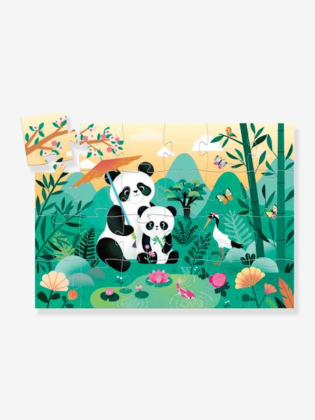 24-Piece Puzzle, Leo the Panda by DJECO white 