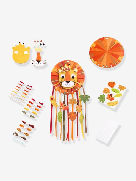 Do It Yourself Little Lion Dreamcatcher by DJECO yellow 