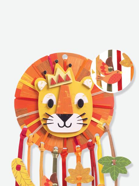 Do It Yourself Little Lion Dreamcatcher by DJECO yellow 