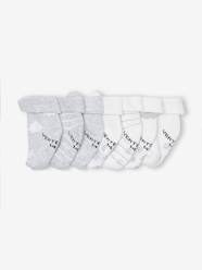 Baby-Socks & Tights-Pack of 7 Pairs of "Clouds & Bears" Socks for Babies