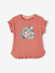 Girls-Tops-T-Shirts-T-Shirt with Ruffle & Sequins for Girls