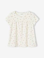 Girls-Tops-T-Shirts-Blouse with Flowers for Girls