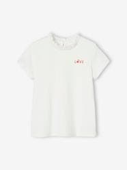 Girls-Tops-T-Shirts-Short Sleeve Top with Collar for Girls