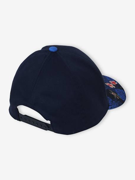 Cap with Tropical Print for Boys navy blue 