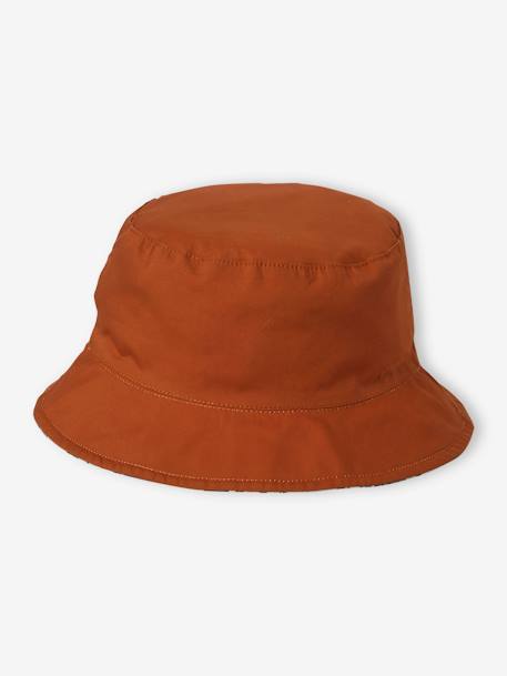 Reversible Jungle Bucket Hat for Baby Boys khaki 