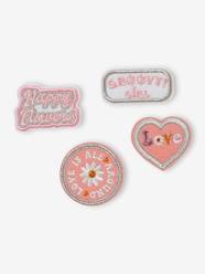 Girls-Accessories-Other Accessories-Pack of 4 Iron-on Patches for Girls