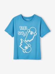 Boys-Tops-T-Shirts-T-Shirt with Maxi Motif with Puff Ink Details for Boys