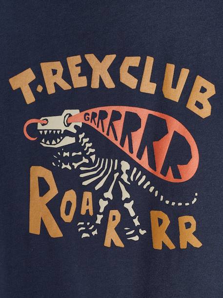 Dinosaur T-Shirt for Boys beige+night blue 