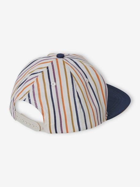 Striped Cap for Boys ink blue 