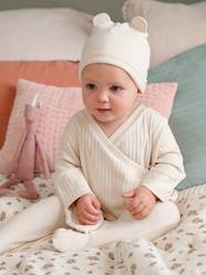 Baby-Rib Knit Jumpsuit & Beanie for Babies
