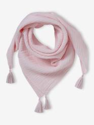 Girls-Accessories-Plain Scarf with Tassels for Girls