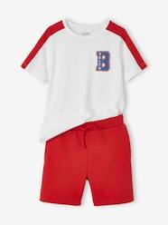 Boys-Sportswear-Sports Combo - Team Brooklyn T-Shirt & Shorts for Boys
