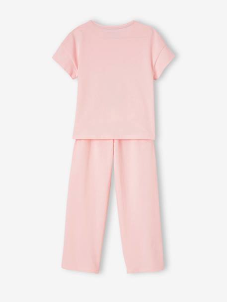 Wide Rabbit Pyjamas for Girls pale pink 