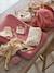 Changing Mattress Cover in Jersey Knit BROWN MEDIUM ALL OVER PRINTED 