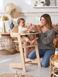 Nursery-High Chairs & Booster Seats-Progressive High Chair, Woody 2 by VERTBAUDET