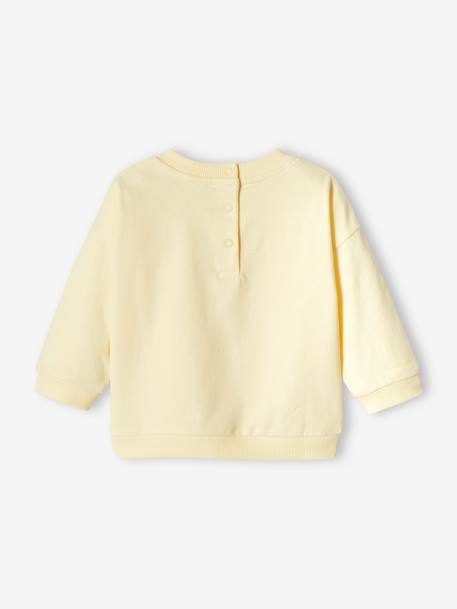 Printed Sweatshirt for Babies pastel yellow 