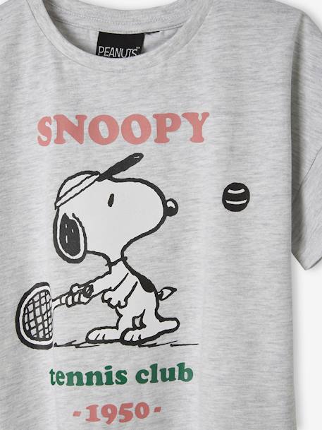 Short Sleeve Snoopy T-Shirt, by Peanuts® marl grey 