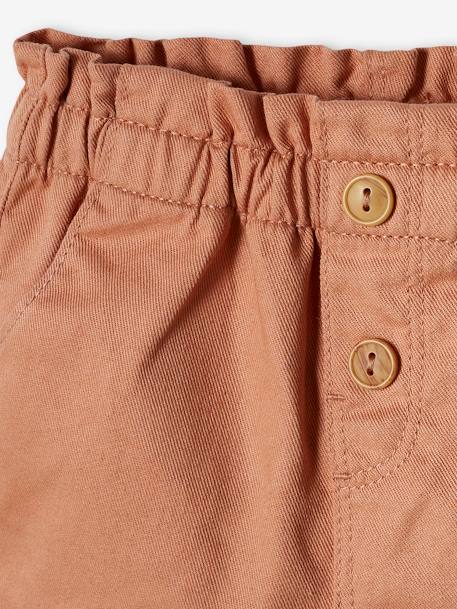 Shorts with Elasticated Waistband, for Babies clay beige+GREEN MEDIUM SOLID 