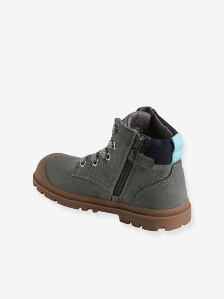 High Top Trainers with Zip & Laces, for Children 0042 