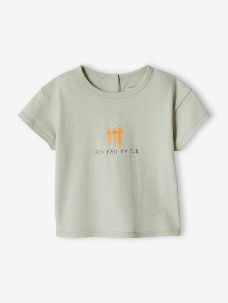 Pack of 2 Short Sleeve T-Shirts for Babies crystal blue 