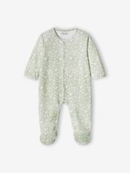 Baby-Pyjamas-Rabbit Sleepsuit in Velour, for Babies