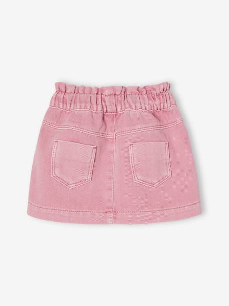 Paperbag Style Skirt for Babies rose 