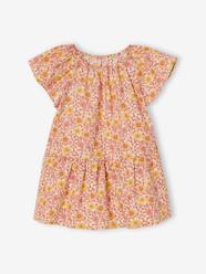 Baby-Floral Dress with Butterfly Sleeves for Babies