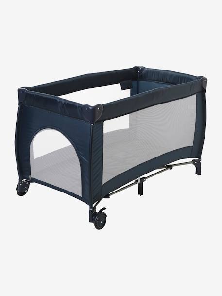 On My Way Travel Cot by VERTBAUDET navy blue 
