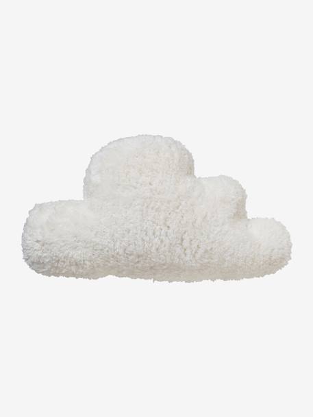 Cloud Cushion, in Sherpa Fabric BEIGE LIGHT SOLID 