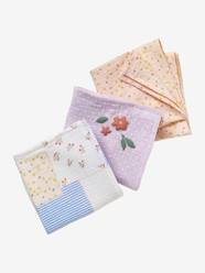 Pack of 3 Muslin Squares, Cottage