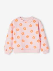 Girls-Sweatshirt with Fancy Motifs for Girls