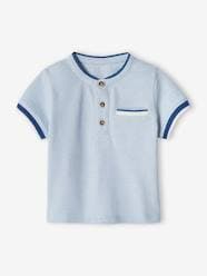 Baby-Piqué Knit Polo Shirt For Babies
