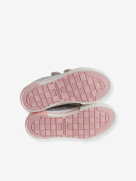 Fabric Trainers with Hook-&-Loop Straps, for Children rose 
