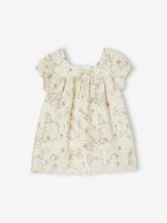 Short Sleeve Floral Dress for Babies