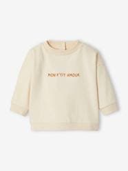 -Sweatshirt with Message for Babies